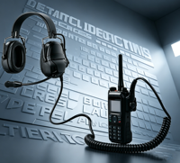 Casque de protection auditive sans fil étanche à réduction de bruit 85 dB avec transducteur dynamique pour utilisation en interphone unique en vol d'avion