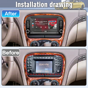 Système audio de voiture Linux STWEI, nouvelle arrivée, pour Benz <span class=keywords><strong>SL</strong></span> R230 SL350 SL500 SL55... (2001-2004) Zinch Linux 7 pouces - Product Image 3