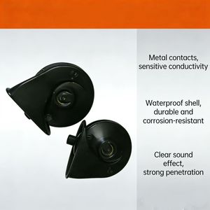 Klaxon d'avertissement électrique pour <span class=keywords><strong>voiture</strong></span> E65 E66, <span class=keywords><strong>son</strong></span> grave, en ABS, conception woofer, référence OE 61337245422 - Product Image 5