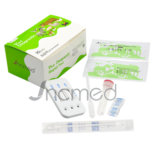 CDV CAV CIV 개 바이러스 신속 검출 키트 개 디스템퍼, 개 아데노바이러스, 개 인플루엔자 단일 검사 키트 - Product Image 2