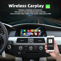 Système Linux 10.25 pouces sans fil CarPlay Android Auto lecteur multimédia de voiture pour BMW E60 E61 E62 E90 E91 E92 unité principale