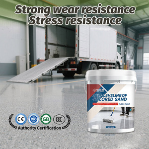 High-hardness Scratch-resistant Marble Effect Self-leveling Epoxy Floor <strong>Paint</strong>, Water Concrete Cement Floor <strong>Paint</strong> - Product Image 2