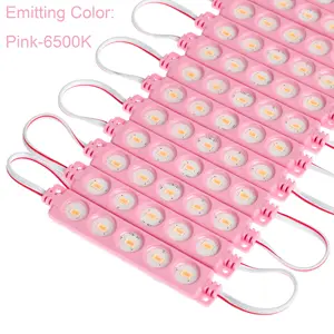 5 LED Module PINK Light 12V DC Led Strips Module 1.2Watt Box Poster Light Storefront White Led For Advertising Signs Lighting