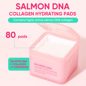 OEM IREV Tampons de coton hydratants au collagène de saumon, 80 pièces, pour la stabilisation de la peau et le nettoyage quotidien des pores après le démaquillage - Product Image 4