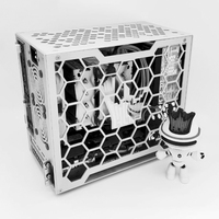 Chasis de Computadora de Escritorio de Fibra de Carbono Personalizado, Alta Resistencia, Ligero, Fabricación de Precisión OEM ODM, Caja de PC