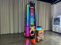 Machine d'arcade de jeu de frappe électronique Neofuns Smart King Hammer, à pièces, avec loterie et rachat de tickets