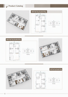 Villa préfabriquée de luxe extensible de 40 pieds, petite maison mobile avec 2, 3, 4 ou 5 chambres, personnalisable pour usage commercial (salon et café)
