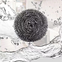 Brosse en spirale à récurer en acier inoxydable à bas prix pour brosses métalliques en acier inoxydable de cuisine épurateur en acier inoxydable