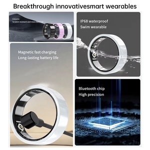 Anel Inteligente V4 2025 à Prova D'Água, <span class=keywords><strong>Monitor</strong></span> de Fitness para Homens e Mulheres, <span class=keywords><strong>Monitor</strong></span> de Sono e Frequência Cardíaca, Controle de Aplicativo de Saúde para Android e IOS - Product Image 2