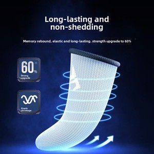 Găng tay chơi game PUBG chất liệu sợi thủy tinh bạc cao cấp, bảo vệ màn hình cảm ứng điện thoại, phụ kiện chơi game - Product Image 4