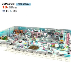 Equipo de Juegos Infantiles Personalizado con Temática de Castillo Azul para Interiores, de 500 a 700 Metros Cuadrados, Venta al por Mayor - Product Image 4
