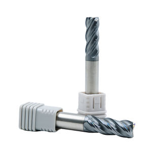 High Hardness HRC60 Carbide <strong>End</strong> <strong>Mill</strong> Flat <strong>End</strong> Milling 4 Flute <strong>End</strong> <strong>Mill</strong> for Steel - Product Image 1