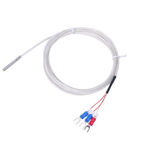 เซ็นเซอร์วัดอุณหภูมิแบบ 3 สาย อุตสาหกรรม Pt100 Rtd เทอร์มิสเตอร์แพลตตินัม pt1000 - Product Image 1