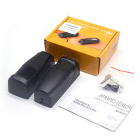 Sensor de haz fotográfico infrarrojo para abridores automáticos de puertas interiores/exteriores Fotocélula de 12V para automatización de puertas