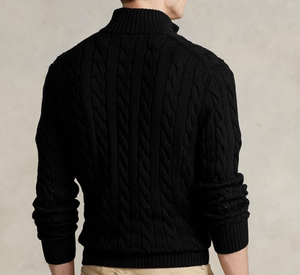 Suéter de Punto Urbano Europeo Americano de Manga Larga para Hombre, Venta al por Mayor, con Cremalleras Modernas, Camisa de Punto Transpirable - Product Image 4