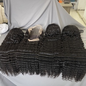 Perruque Lace Front en Cheveux Humains, Cuticules Alignées, Ondulations Profondes, Anti-Chute et Anti-Emmêlement Garantis, Perruque Lace Front en Cheveux de Vison - Product Image 1