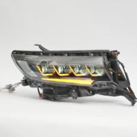 Ensemble de phares à quatre lentilles, pièces d'éclairage extérieur automobile, modèle 2018 pour Toyota Prado