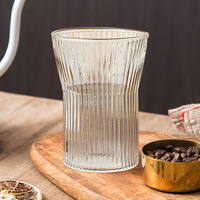 Mug à café et à thé en verre de 280 ml, tasse à cappuccino, tasse à latte, tasse à café élégante pour les boissons chaudes