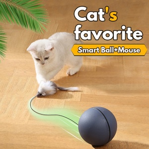 Custom Pet <b>Smart</b> Toy Automatic Intelligence Interactive Teasing Cat <b>Ball</b> Toy - Product Image 1