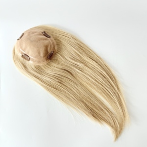 Pelucas de Cabello Natural para Mujer, Mono 5.5*6.5, para Cabello Fino, Color Natural, 130% de Densidad # 18 - Product Image 3