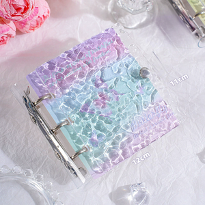 Album photo Kpop à 40 pochettes, effet dégradé de couleur, format 3 pouces, en acrylique à feuilles mobiles, motif vague d'eau, mini album photo, vente chaude - Product Image 5