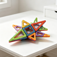Vente flash - Jouets Eli - Briques magnétiques en plastique ABS - Kit de construction - Jouet éducatif STEM - Jouet de construction créatif pour enfants - Pour jouer en intérieur