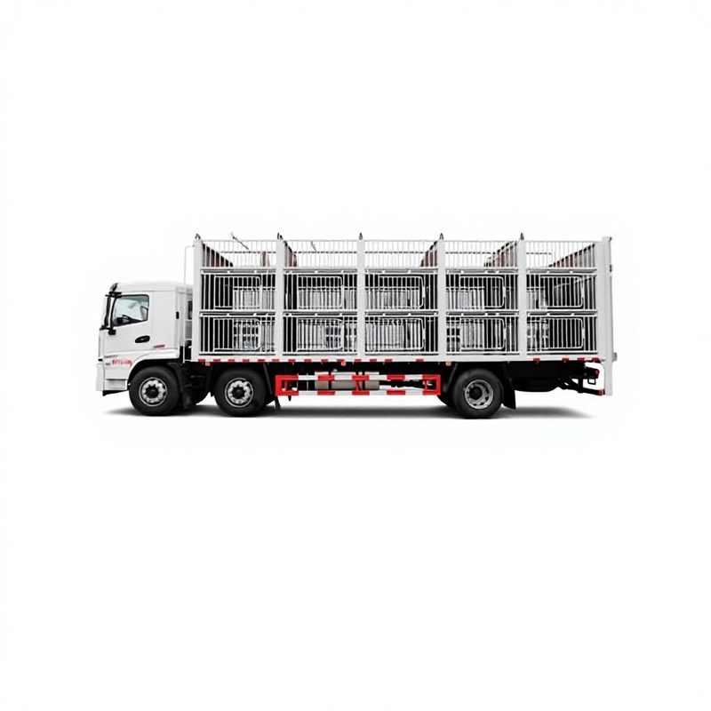 New Single Row Diesel Livestock Truck