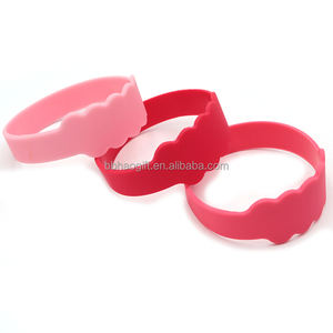 Doppio strato giallo e grigio Silicone reversibile braccialetti ascesi in gomma per la fascia <span class=keywords><strong>testimone</strong></span> per scopi promozionali - Product Image 5