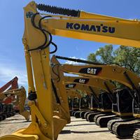 Excavatrice sur chenilles Komatsu PC160LC-7 d'occasion, 16 tonnes, d'origine japonaise, ensemble complet, prête à l'emploi et prête à l'exportation