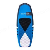 Nouvelle Vague 2025 : Planche Hydrofoil KUAYO FUN Écologique en Fibre de Carbone Bleue PVC EVA 3'8'' pour Surf Océanique FB001 Tout-Terrain