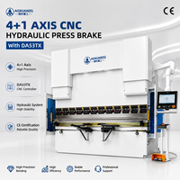 Presse plieuse CNC hydraulique 200T2500 4+1 axes pour tôles métalliques avec programmation 2D et commande DA53TX