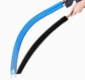 Accesorios de plástico para mangueras de aspiradora, kit de limpieza de ventilación de secadora, accesorios de plástico para aspiradora, manguera flexible, cepillo para edredones - Product Image 1