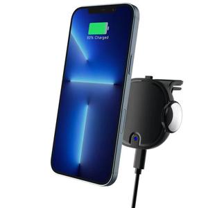 Support de chargeur de voiture sans fil rapide HiTao 15W pour grille d'aération avec port Type-C - Product Image 3