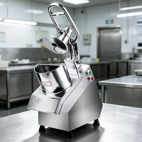 Machine à couper les légumes multifonctionnelle en acier inoxydable, électrique, pour trancher, couper en dés et en bandes, idéale pour les restaurants