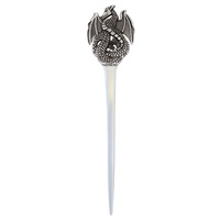 Pince à cheveux unisexe en alliage style vintage nordique Dragon volant de 13 cm, idéale pour cadeau, vente en gros, modèle de pince à cheveux tendance Kun Hong