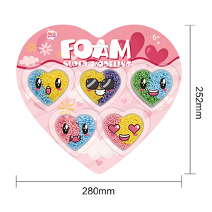 Vente en gros de jouets faits main pour enfants, perles en mousse, cristaux, pâte à modeler en mousse, argile à modeler - Product Image 3