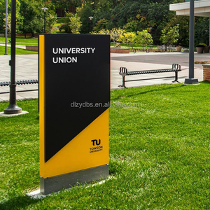 Tùy chỉnh ngoài trời kim loại pylon signage wayfinding quảng cáo ngoài trời biển quảng cáo tùy chỉnh dẫn đăng ký cho các biển báo - Product Image 5