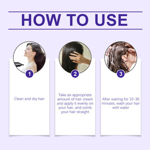 Eelhoe protein thẳng kem dưỡng ẩm nuôi dưỡng chống khô mềm mịn tóc bảo trì và - Product Image 5