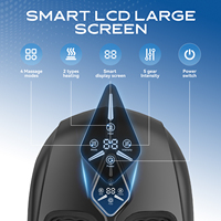 Masseur électronique pour les pieds avec chaleur, pétrissage, vibration, shiatsu, compression d'air et rouleaux chauffants pour une meilleure circulation sanguine