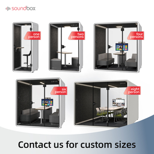 Soundbox Guangzhou usine design moderne rencontrer stand pod <span class=keywords><strong>acoustique</strong></span> portable insonorisé cabine téléphonique à vendre - Product Image 6