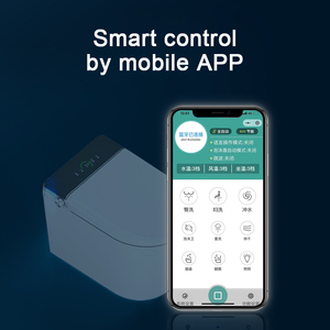 Tarpul sang trọng thông minh một mảnh thiết bị vệ sinh kéo dài P-trap phòng tắm <span class=keywords><strong>WC</strong></span> inodoro sàn gốm gắn cho khách sạn sử dụng nhà - Product Image 4