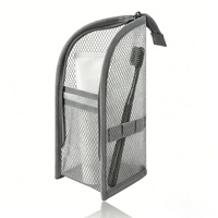 Sac de rangement multifonctionnel imperméable de grande capacité, sac de toilette et de cosmétiques portable pour les voyages et les déplacements professionnels