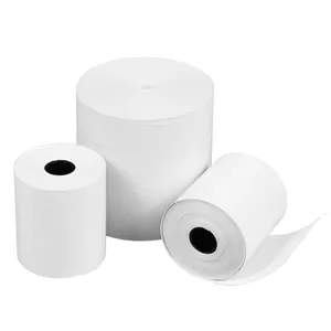 2022 Unifon Pre-printed Bisphenol A Thermal Paper roll 80mmx70mm BPA FREE Thermal Fax paper for Credit Card pos printers