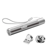批发 3 合 1 白色紫外线激光笔多色 USB 可充电红色激光笔