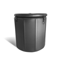 Seau à glace populaire de système de refroidissement de bain de glace de plongeon froid d'OEM ODM de conception avec le couvercle