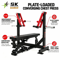 SK Chine : Vente en gros d'équipements de musculation, machine de développé couché indépendante à charge libre, fournisseur OEM ODM pour salles de sport