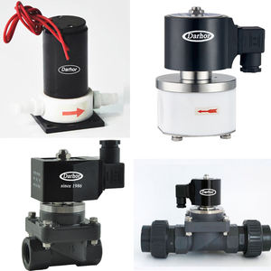 Katup Solenoid Kimia <span class=keywords><strong>2</strong></span> Jalur UPVC CPVC Anti Korosi Katup Solenoid 12V 24V 110V 220V - Product Image 6