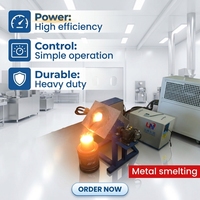 Four de fusion à induction automatique pour l'aluminium et l'acier - Four électrique haute fréquence pour la fonderie de métaux - Équipement de fonderie de haute performance
