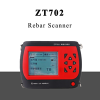 Scanner de barres d'armature ZT702, détecteur de métal pour béton, localisateur d'armatures en acier, équipement de test des barres d'armature, précision de 2 mm, protection IP55, garantie 1 an
