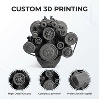 Высокодетализированная услуга 3D-печати на заказ готовых изделий: модели сложной геометрии, включая постобработку